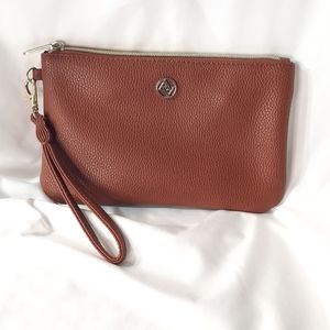 Faux leather bag with charging pack